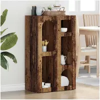 vidaXL Dressoir ELST Oudhout 59 x 35 x 100,5 cm Bewerkt hout