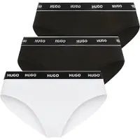 HUGO Slip zwart / wit