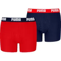 Puma boxershorts - rood / donkerblauw (set van 2) Multi Jongens Stretchkatoen - maat 146/152