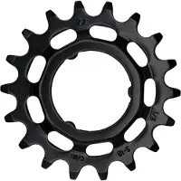 Kmc Achtertandwiel 18T - Extra sterk chroom-molybdeen - Zwart - Geschikt voor Shimano - Duurzaam en betrouwbaar