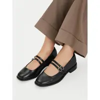 Tamaris Ballerina met riempjes zwart