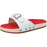 Berkemann Muiltjes 'Noppen-Sandale' wit