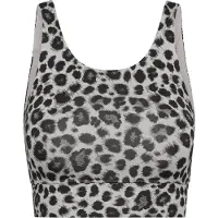 Hey Honey - Women's Bustier Leo - Sportbeha S, grijs