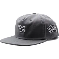 Surf Monkey Pet '5-Panel Cap Organic' donkergrijs