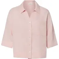 Opus regular fit linnen blouse met borstzak model 'Flippa'