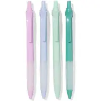 HEMA Pennen rubber blauwschrijvend - 4 stuks