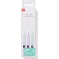 HEMA Balpennen grijs uitgumbaar - 3 stuks (grijs)