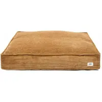 CAFIDE Comfortabele hondenmand van ribfluweel – Mosterdkleur – Wasbaar, anti-slip & afritsbare hoes – Cuadra
