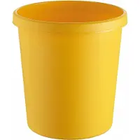 Helit Prullenbak 18 l Geel PE (polyetheen) The German