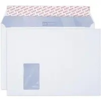 Elco Premium Enveloppen Met Venster C4 324 (B) x 229 (H) mm Kleefstrip Wit 100 g/m² 250 Stuks