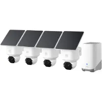 Eufy SoloCam E42 4-Pack + HomeBase 3