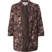 Pieces Blazers 'PCBosella' crème / chocoladebruin / zwart