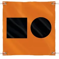 Seachoice Distress Flag Oranje 0.9 m