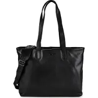 Plevier Catz Aktentas RFID-bescherming Leder 43 cm Laptopvak zwart