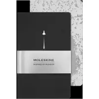 Moleskine NASA Schrift Large set van 2 - Blanco - Black
