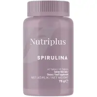 Farmasi Nutriplus Spirulina Tabletten 60 Stuks - 1000 mg per Dagdosering - Voedingssupplement met Spirulina Extract - 78 g