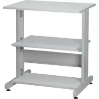 Roline printertafel, zwaar belastbaar, grijs
