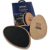 Saphir - halve binnenzolen in leer en steenkool op latexschuim - maat 39/40