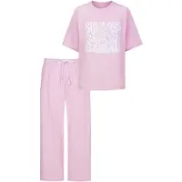 Mey Pyjama 'Solid Love' rosa
