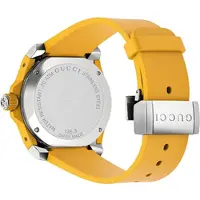 Gucci YA136319 Zwarte Wijzerplaat Herenhorloge