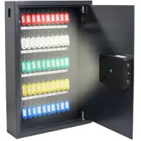 Pavo Sleutelkast 50 Haakjes Elektronisch slot Smart Donkergrijs