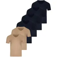 Ragman Onderhemd 'Basic' blauw gemêleerd