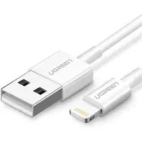 UGREEN - kabel - USB - Lightning MFI 1m 2,4A wit - (20728)