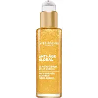 Yves Rocher - Anti-Age Global Micro-Serum Glow – Gezichtsserum Anti-Rimpel & Pigmentvlekken – Skincare Rijpere Huid – Verstevigend, Egaliserend & Stralend – 30 ml