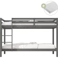 Sunny Jip Stapelbed Grijs – Met 2 Matrassen