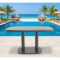 Lesli Living Loungetafel verstelbaar Geneva Deens ovaal 135x83cm