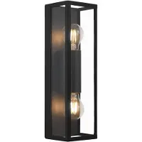 Eglo Wandlamp Amezola Zwart 2xe27