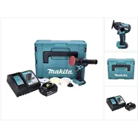 Makita DPV 300 RG1J Accu Slijpmachine Polijstmachine 18 V 50 / 80 mm Borstelloos + 1x Accu 6,0 Ah + Lader + (Excentrische polijstmachine)