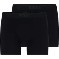 BOSS Heren Pack 2 Zwarte UltraSoft Boxershorts (M), Homewear, Modaal 50475677