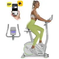 Zipro RAVE - Elektromagnetische Hometrainer - Bluetooth - Zwift & Kinomap - 32 Niveaus - Wit/Groen