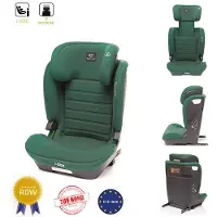 4Baby | Kinderautostoel - vanaf 3 jaar - ISOFIX, i-Size, 15-36 kg, 105-150 cm, verstelbare hoofdsteun, installatie achterwaarts gericht - Groen - App-Fix