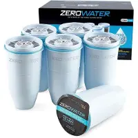Markenlos Vervangingsfilters: verminderen fluoride en chloor - 6 stuks