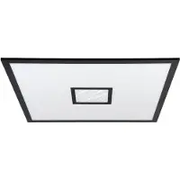 Eglo Zwarte led plafonnière Bordonara 60x60