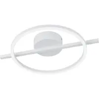 Eglo Led plafondlamp Amandolo met afstandsbediening - wit - rond