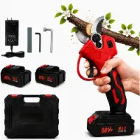 Traumheim Accu snoeischaar 21V – Elektrische tuinschaar – 0-30 mm – Met 2 accu’s en digitale display