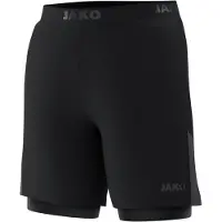 Jako Sportbroek donkergrijs / zwart