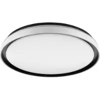 Eglo Zwarte plafondlamp Seluci Ø 49cm