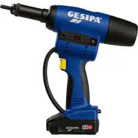 Gesipa Accu-blindklinkmoerapparaat | 8-delig 20.000 N L-Boxx | 1 stuk - 1679672 1679672