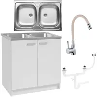 Stamar - Keukenkast - Afvoer - Bevestiging - Beige