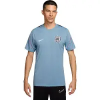 Nike Engeland Strike Trainingsshirt 2026-2028 Blauwgrijs Wit Rood