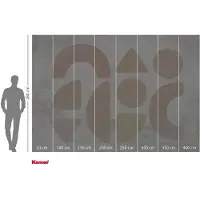 Overig Impasto Fotobehang - Bruin - 2,80m X 400cm