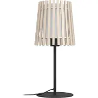 Eglo Tafellamp Fattoria, hout licht, Woon-/ Eetkamer, Hout, Landelijk, tafellamp
