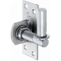 Alberts 361488 plaatduim om vast te schroeven | verstelbaar met 20 mm | rvs | doornmaat Ø16 mm | plaat 100 x 40 mm