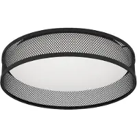 Eglo Luppineria Plafondlamp - LED - Ø 38,5 cm - Zwart|Wit - Staal
