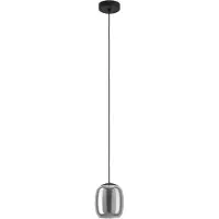 Eglo Strakke hanglamp Ciampino Ø 15cm - met smoke glas