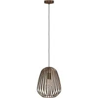 Eglo Bronzen Hanglamp Espinal Ø 28cm 1x E27
